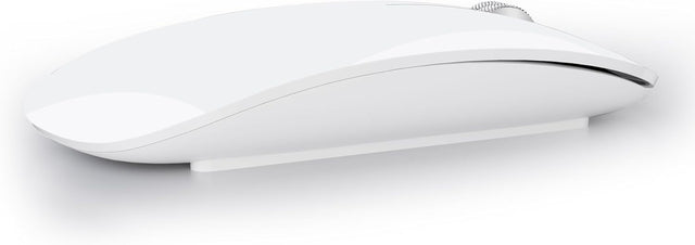 Ultra Slim Rechargeable Bluetooth Mouse Silent Triple Mode USB-C Laptop Tablet