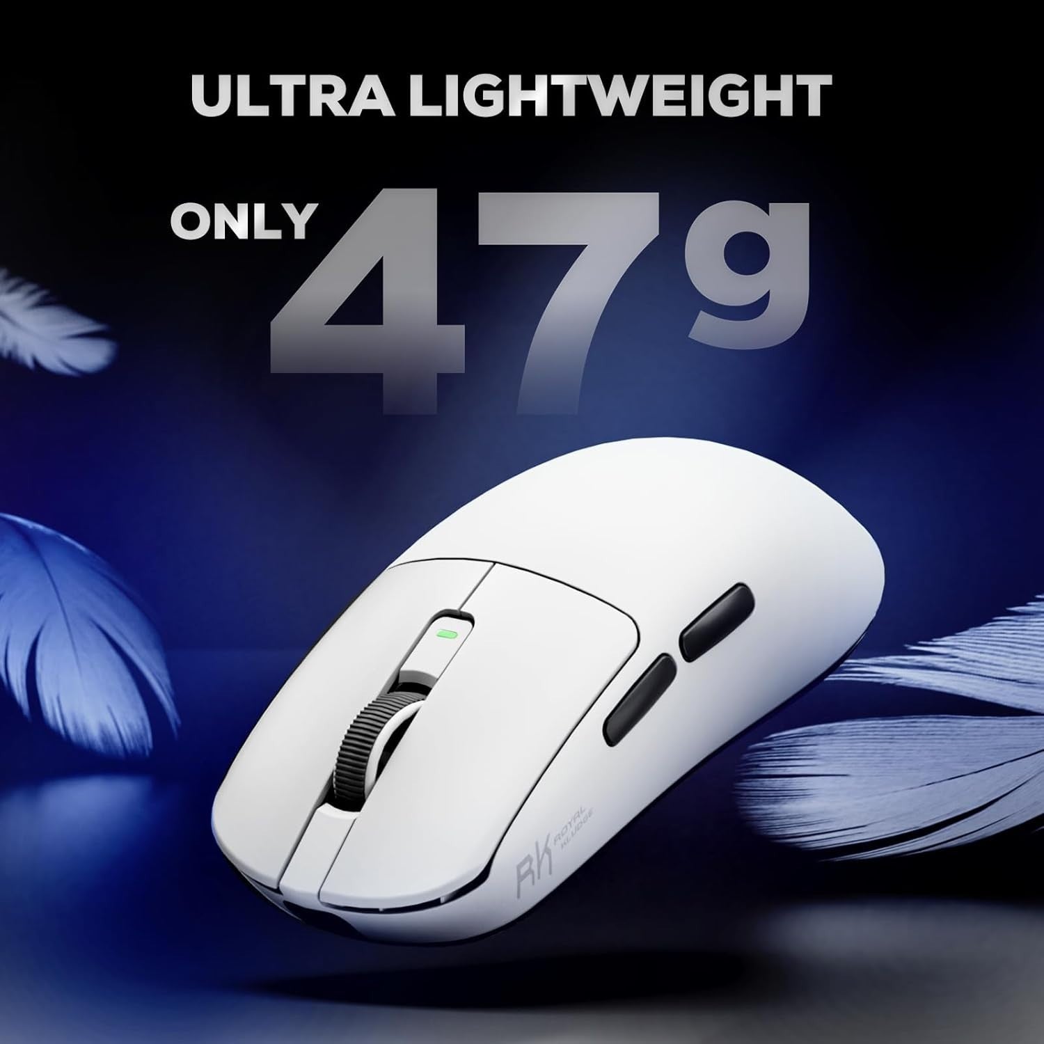 Ultra Lightweight Gaming Mouse 47g 42000 DPI Tri Mode 8K Hz