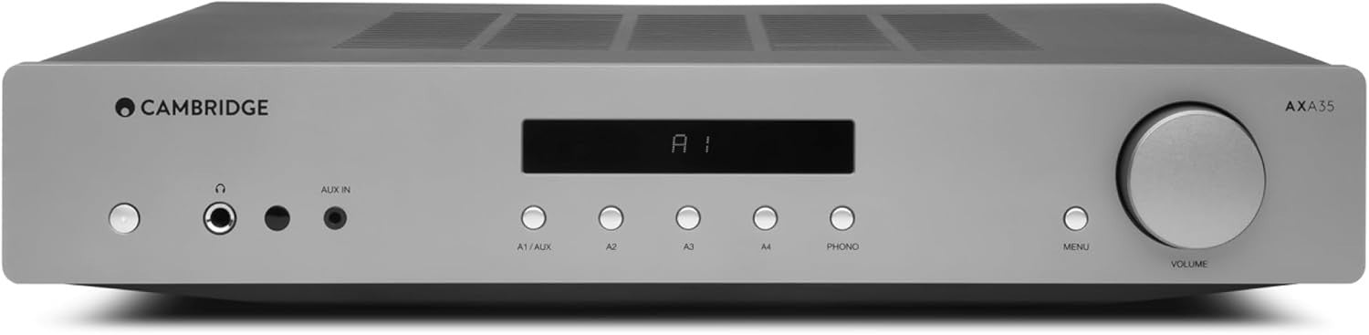 35W Stereo Amplifier with Phono Stage Aux Headphone