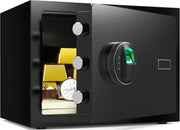 Biometric Fingerprint Safe Box Fireproof Waterproof Cash Security Safe