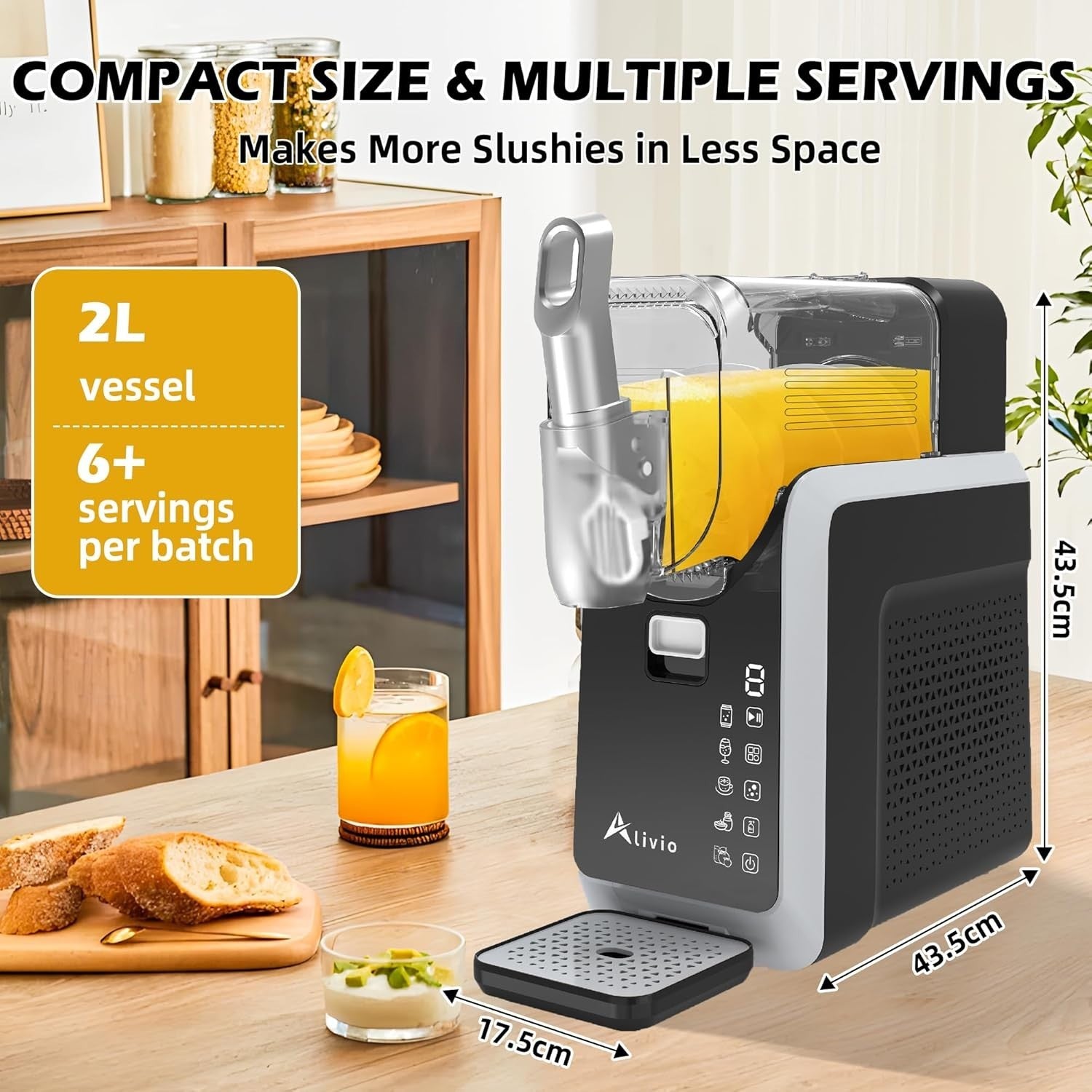 Frozen Drink Slush Machine 2L Cocktail Smoothie Iced Coffee Maker