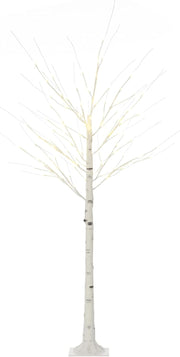 180cm Pre-Lit White Birch Tree Light Warm LED Indoor Outdoor Home Garden Decor