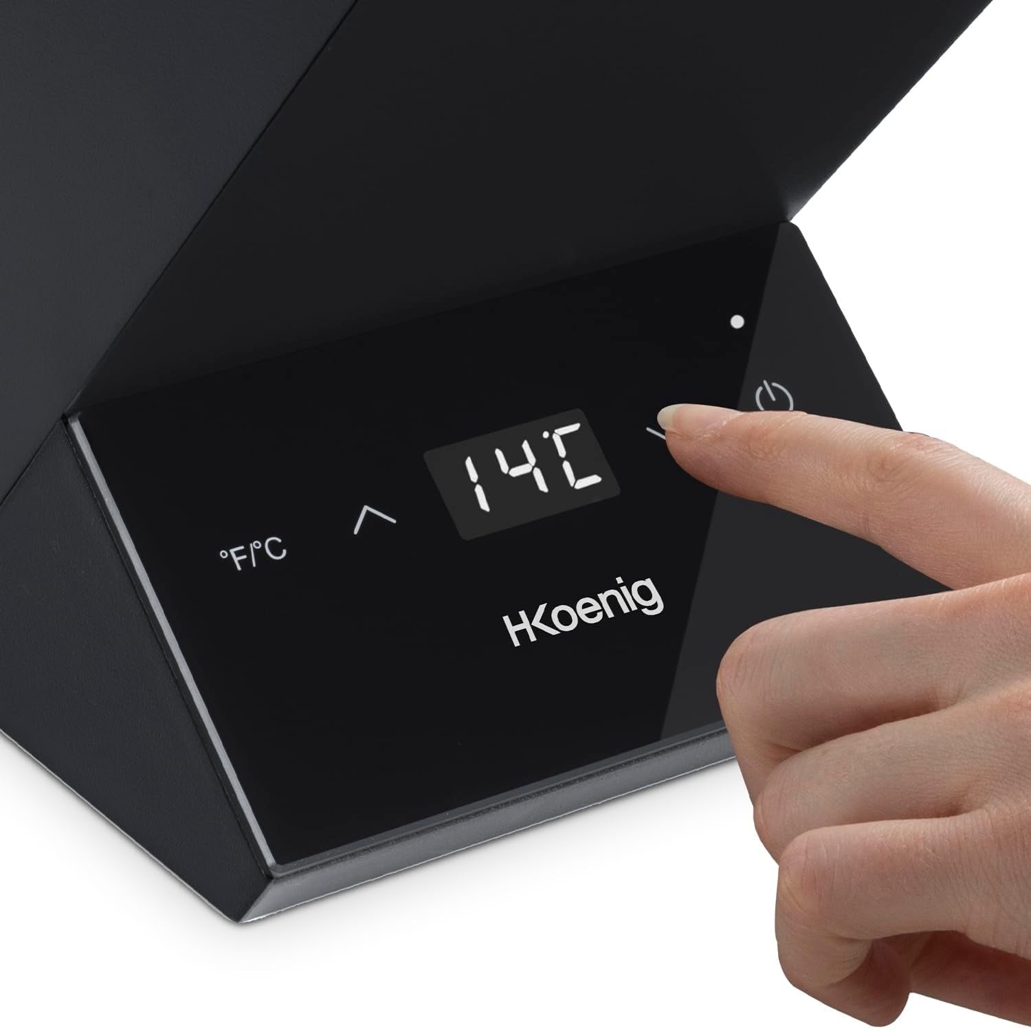 Electric Wine Chiller Single Bottle Silent Cooler Touch Control 5–18°C