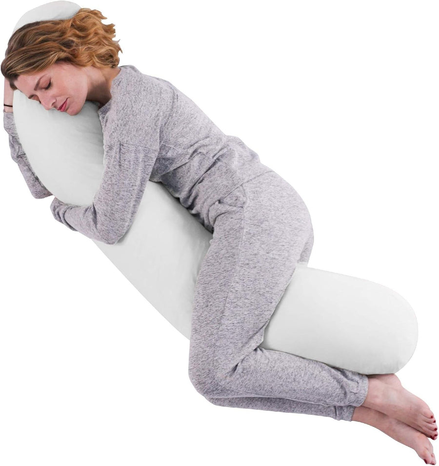 Full Body Pregnancy Pillow Orthopedic Side Sleeper Support 145x35cm