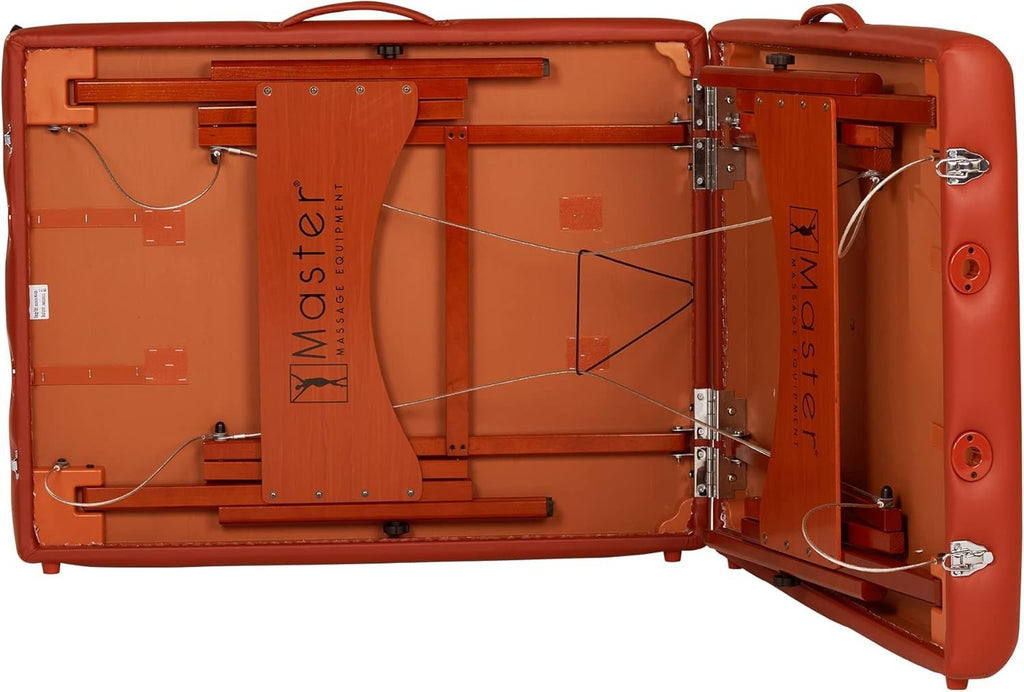 70cm Heated Portable Massage Table Folding Spa Beauty Bed with Therma-Top