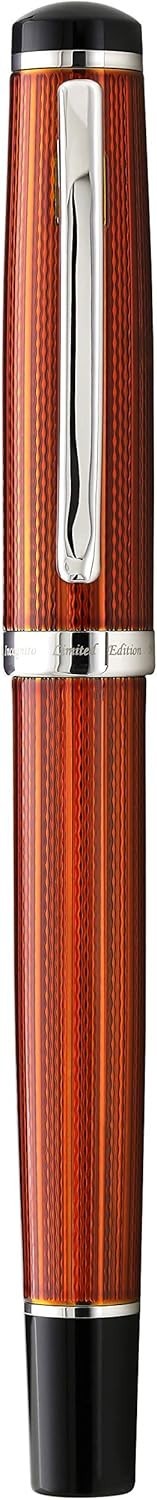 Limited Edition Fountain Pen Medium Nib Platinum Trim Luxury Gift Set