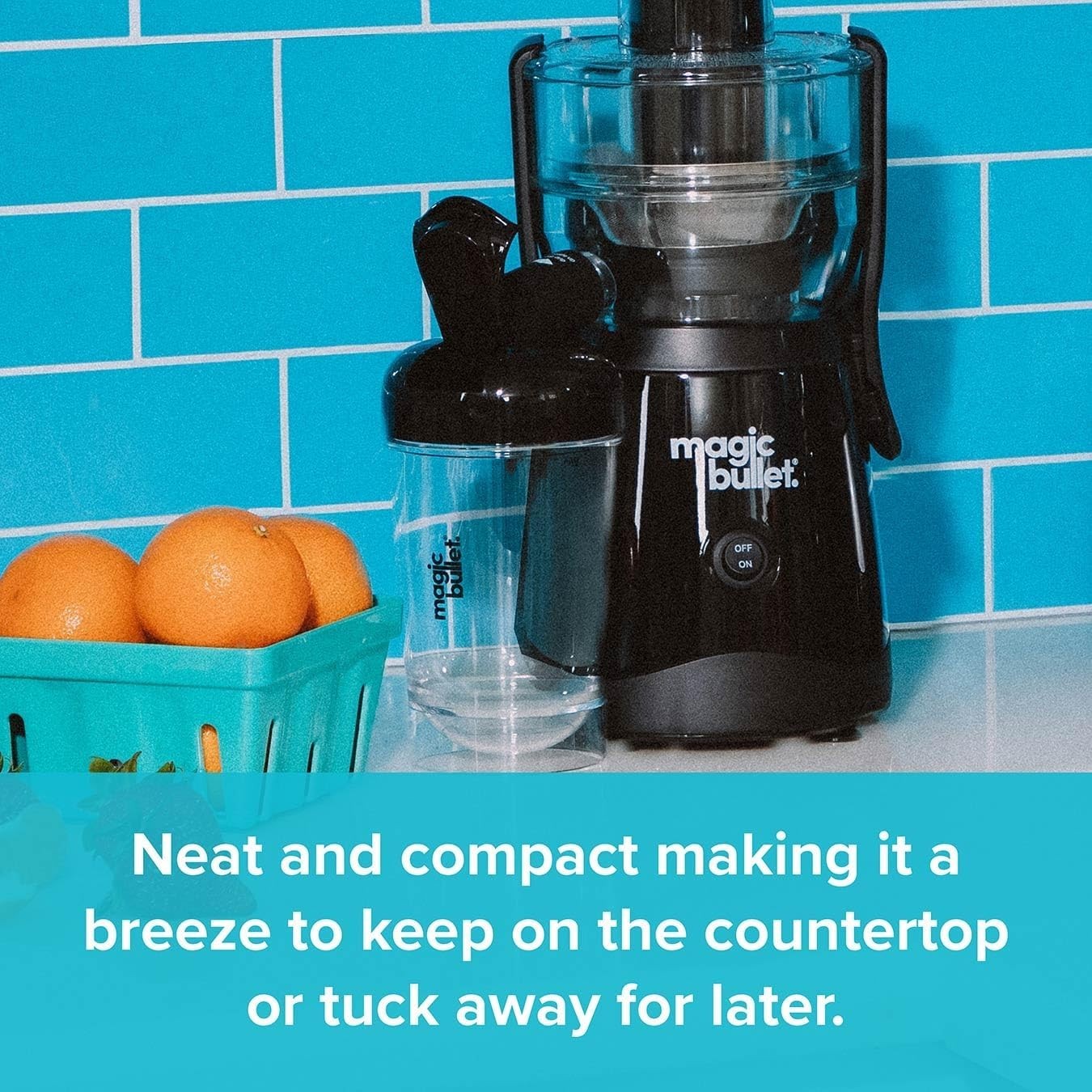 400W Centrifugal Juicer Compact To Go Cup 10pc Dishwasher Safe Easy Clean