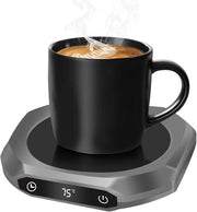 Coffee Mug Warmer 3 Temp Auto Shut Off Desk Heater Grey