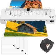 A3 Laminator Machine Hot Cold Fast High Speed Built-In Cutter Anti Jam