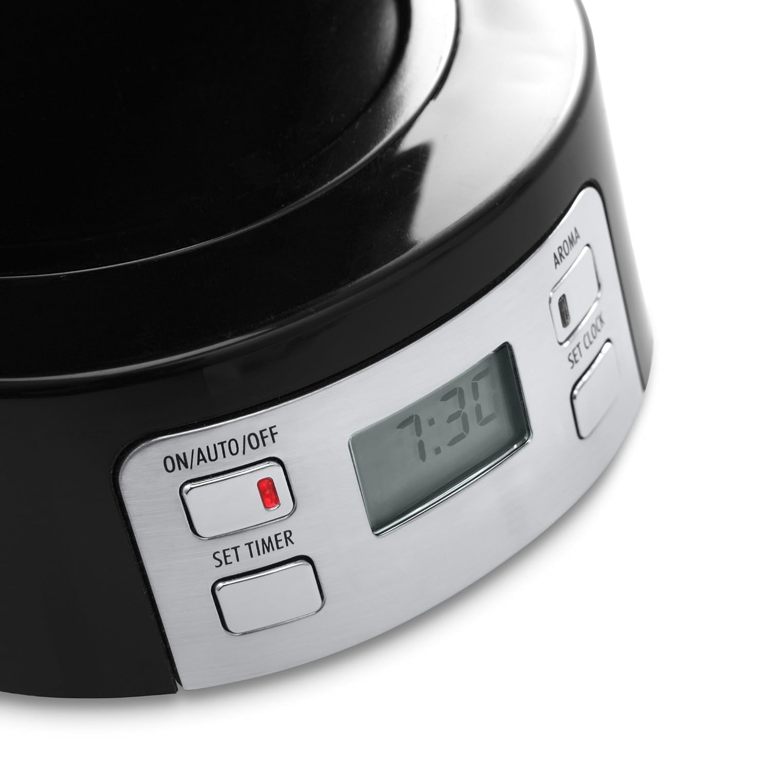 Digital Drip Coffee Maker 1.3L Timer Front-Loading 10–15 Cup 1000W Home Brewer