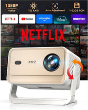 700ANSI 1080P Smart Projector Netflix WiFi6 Bluetooth Auto Keystone