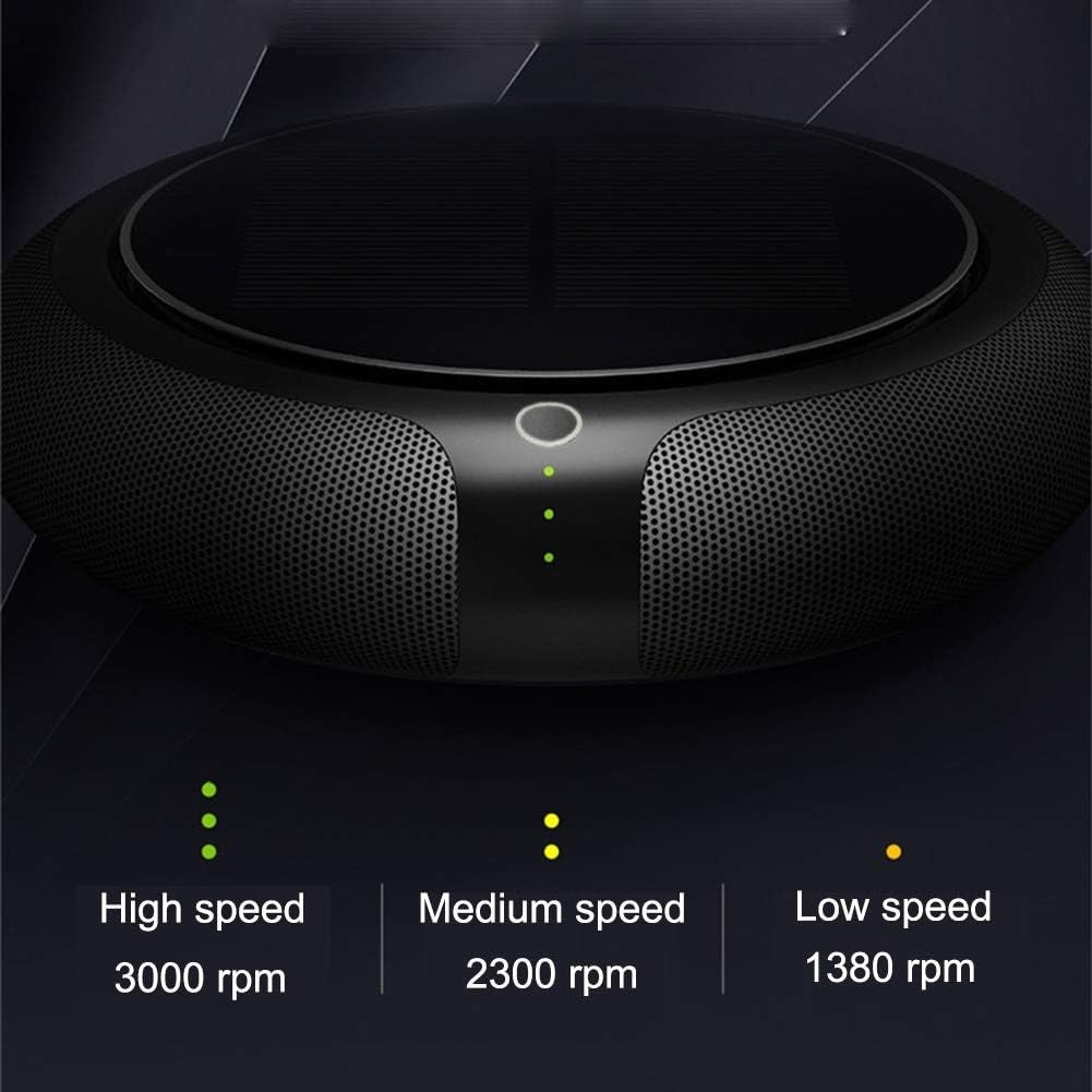 Mini HEPA Air Purifier Portable USB Car Bedroom Quiet Allergy Black
