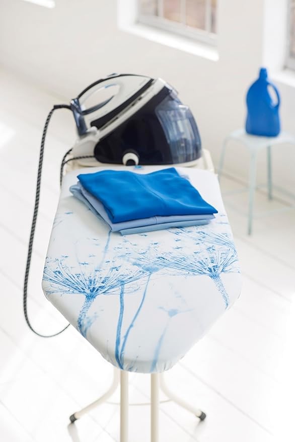 Large Ironing Board 124x45cm Adjustable Height Steam Iron Rest Foldable