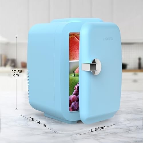 Portable Mini Fridge 4L Cooler & Warmer for Bedroom Office Car Dorm
