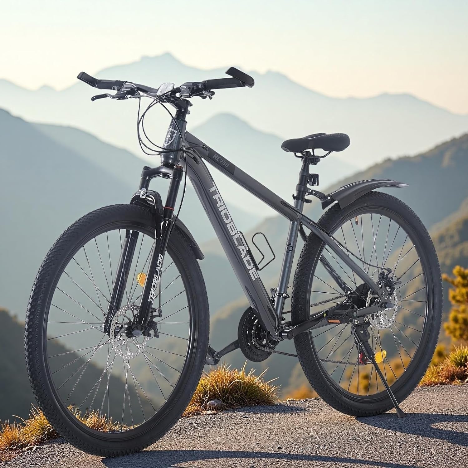 Mountain Bike 21 Speed Front Suspension Disc Brake 26 Inch Alloy Frame
