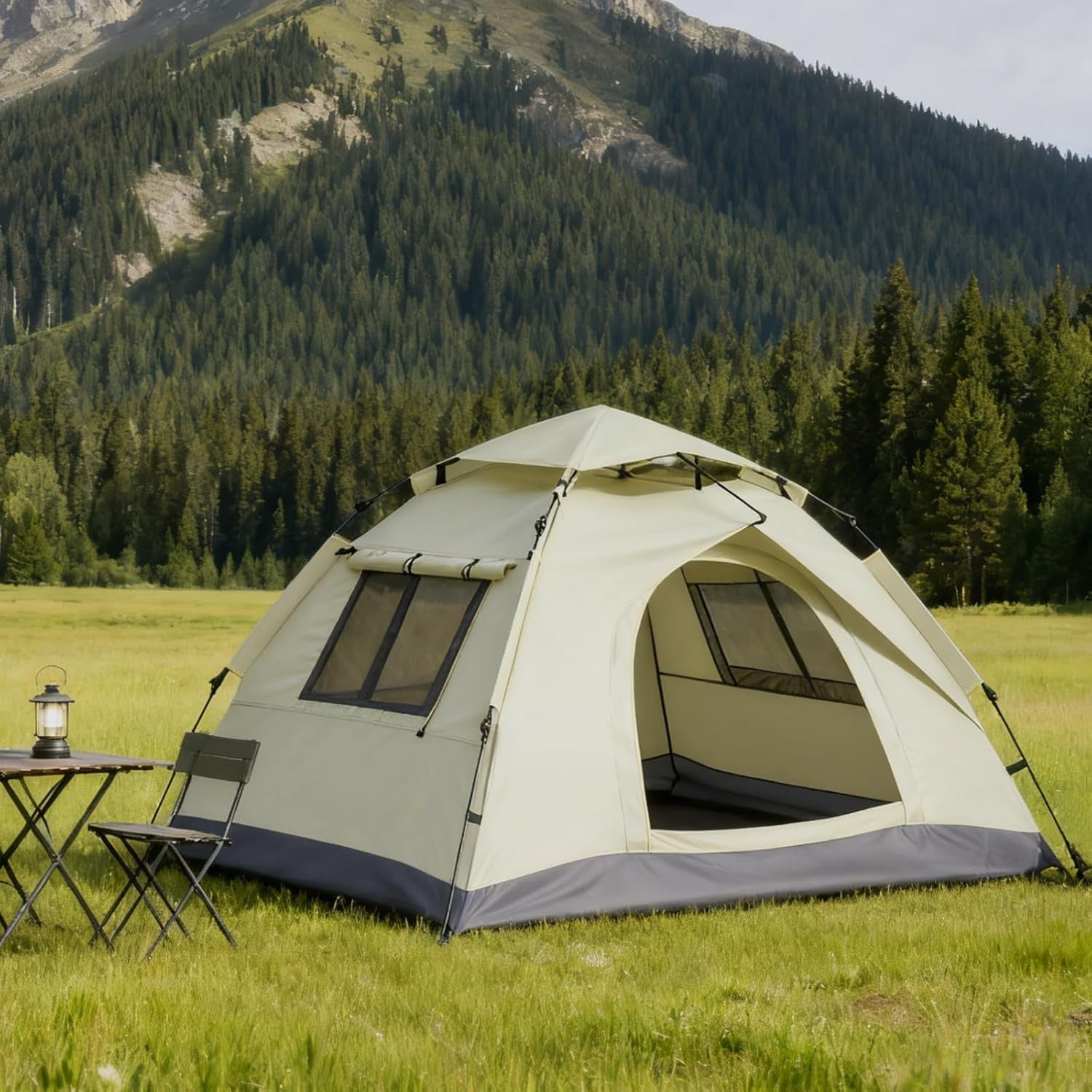 2-3 Person Instant Pop-Up Tent Waterproof UV Protection Lightweight