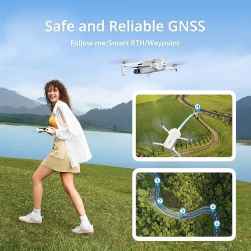 2.5K GPS Drone w/ Camera 4KM Range 40Min Flight Time EIS Stabilized Foldable Dro