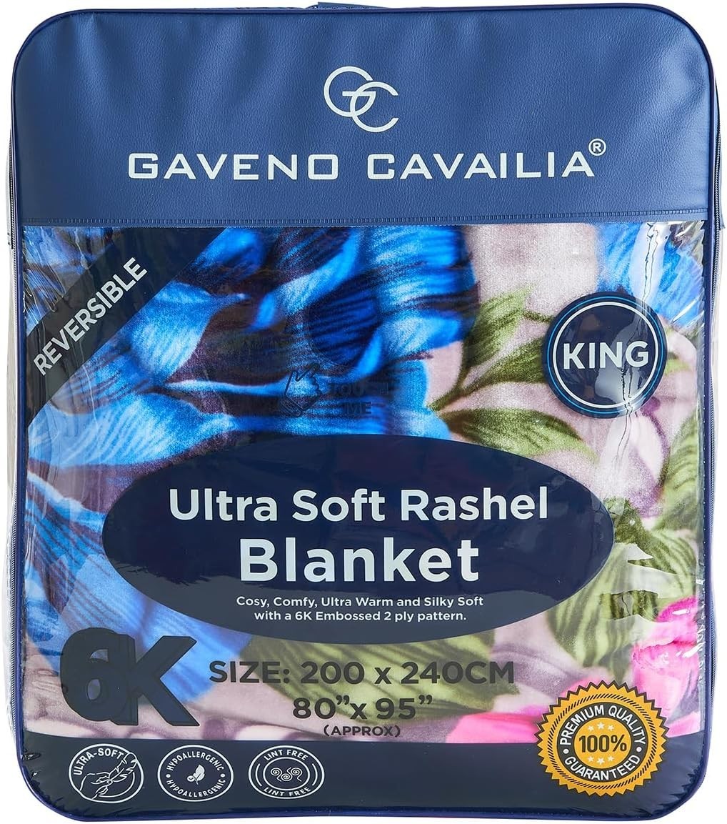 Chloe 4kg Sherpa Weighted Blanket 200x240cm King Size Bed Throw