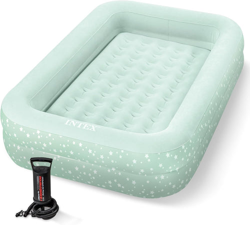 Inflatable Toddler Travel Bed with Pump & Carry Bag – Foldable, Durable, Kids