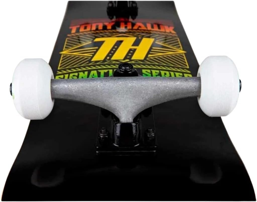 Black Intermediate Skateboard 31.5"x8" Maple & Aluminium 54mm Wheels