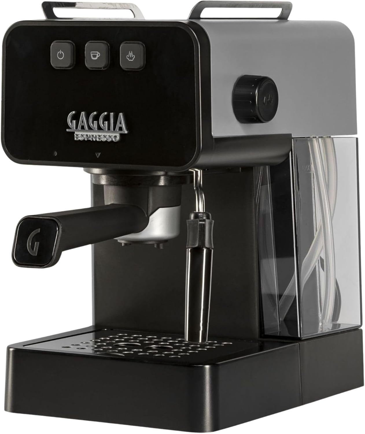 Manual Espresso Coffee Machine 1.2L | Steam Milk Frother | Compact Barista Maker