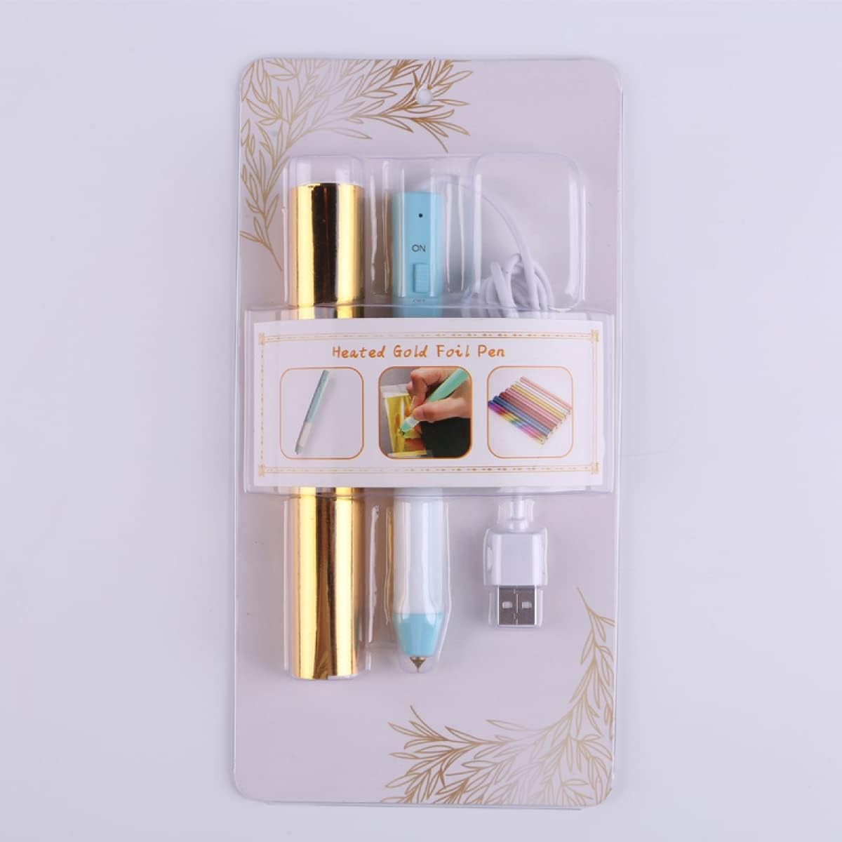 Heat Foil Pen USB Hot Stamping Tool for Card Making Scrapbooking