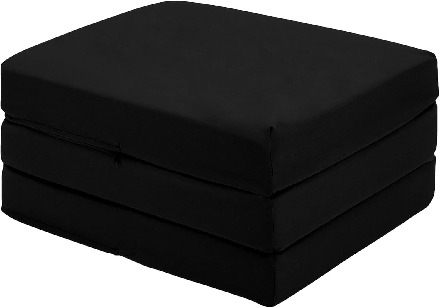 Foldable Single Foam Mattress Chair Bed Kids Sleepover Compact Portable