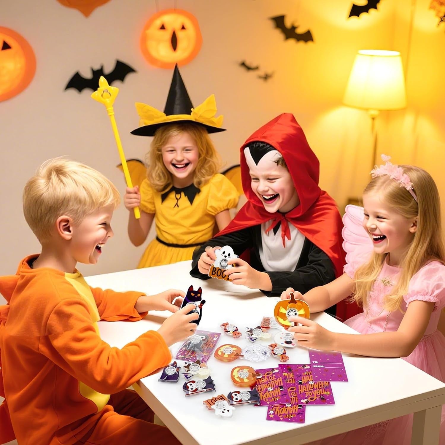 24pcs Halloween Fidget Spinners Bulk Party Favors Classroom Prizes