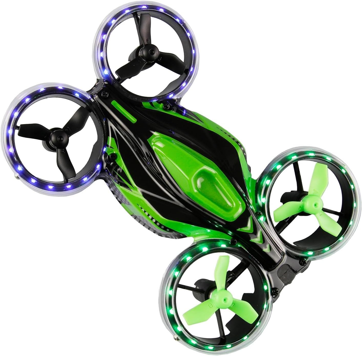2-in-1 Battle Drone RTF Green Infrared Combat Toy Hover & Flight Mode for Kids