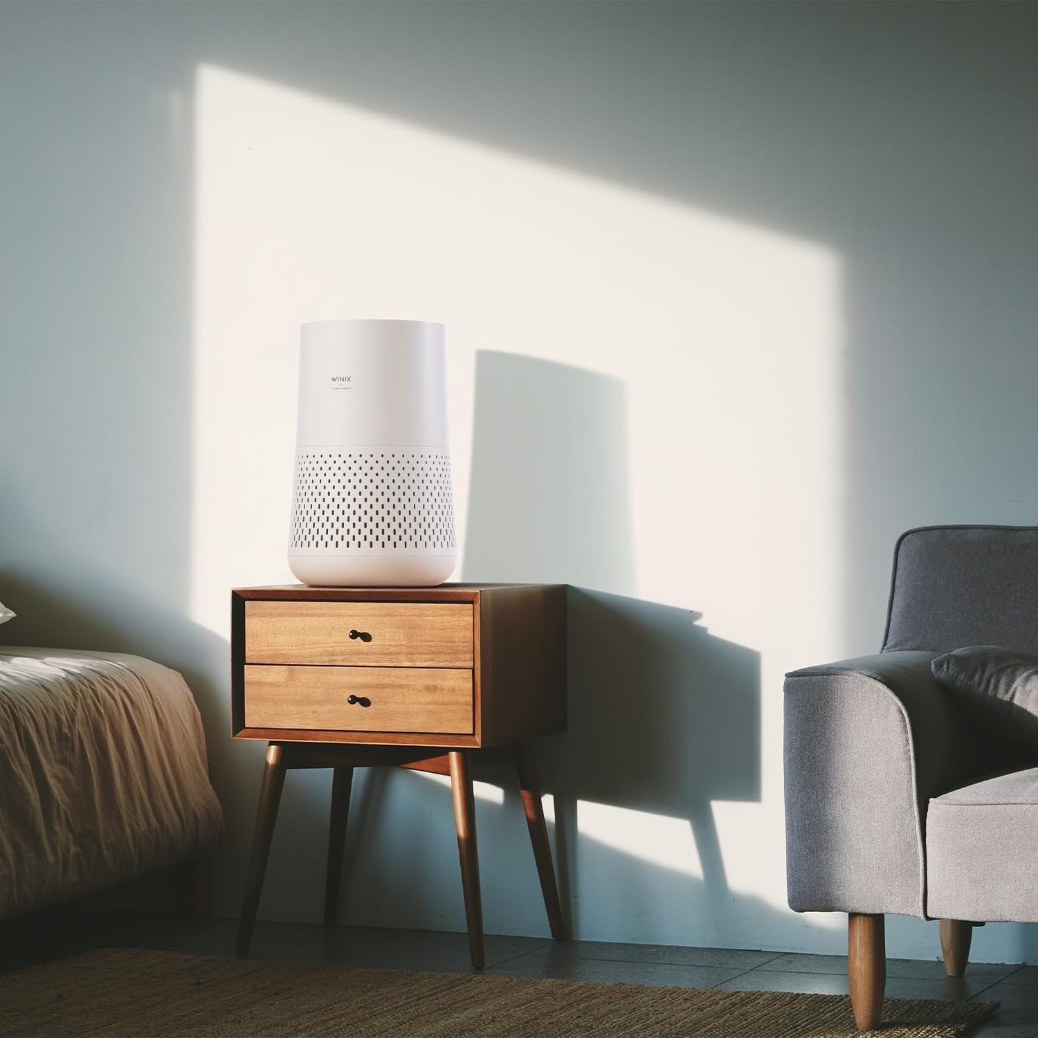 HEPA Air Purifier CADR 228m³/h Bedroom 45m² Allergy Auto Sleep
