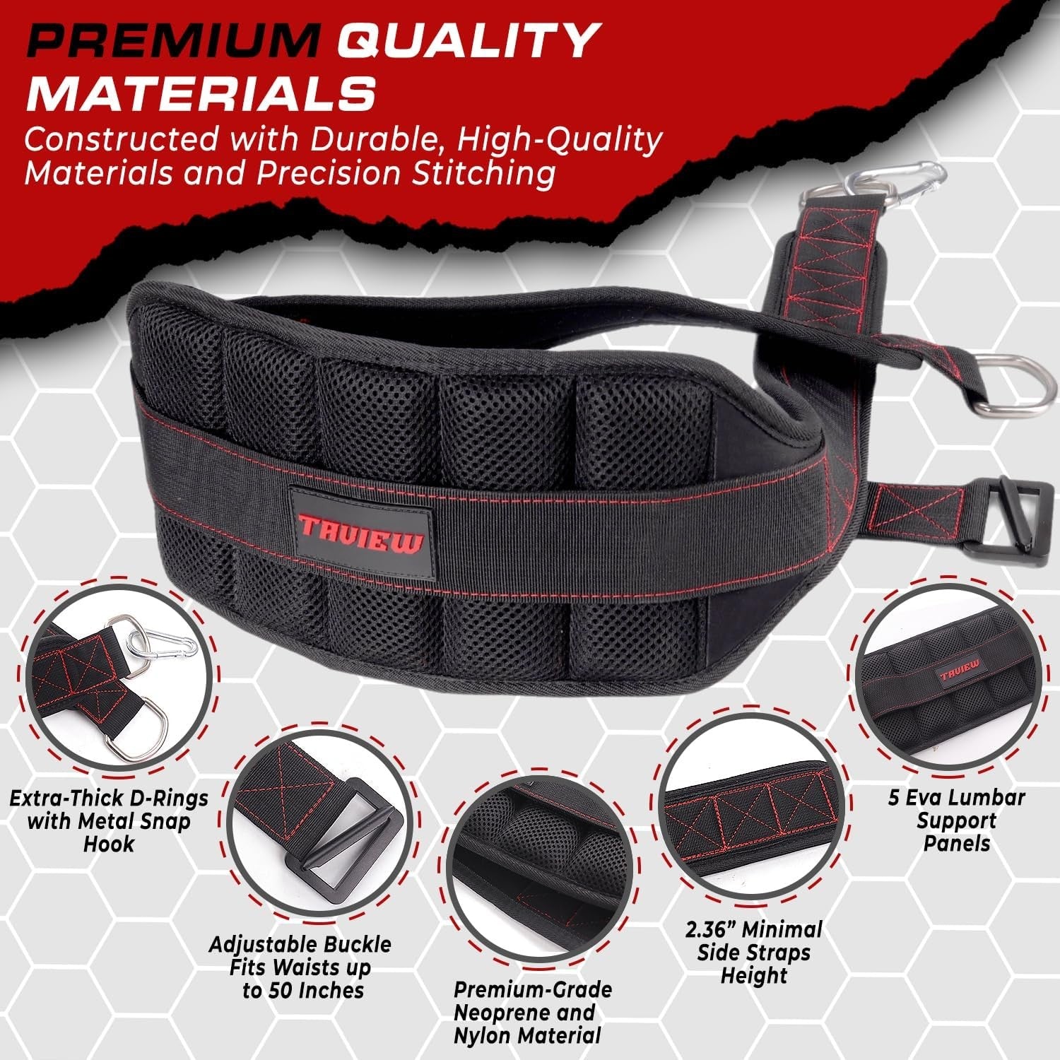 Belt Squat Weight Lifting Belt Heavy Duty Hip Thigh Support