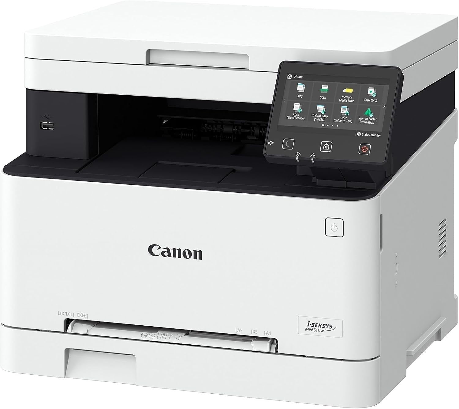 Wireless Colour Laser Printer A4 Duplex Touch LCD Wi-Fi White