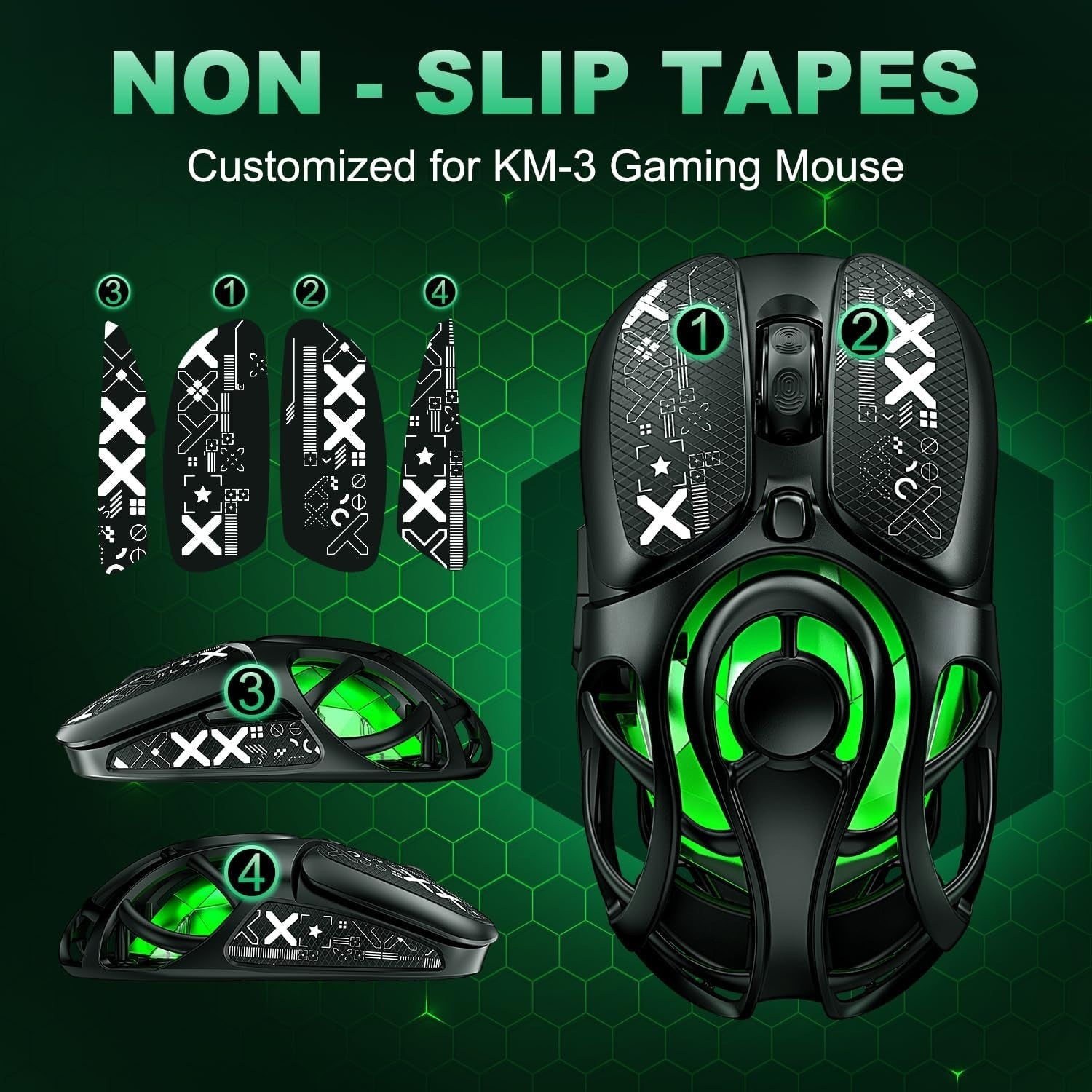 RGB Wireless Gaming Mouse 10000 DPI Tri-Mode 60H Battery