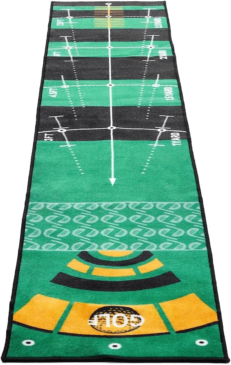 Indoor Golf Putting Mat Long Practice Green Non Slip Home Trainer