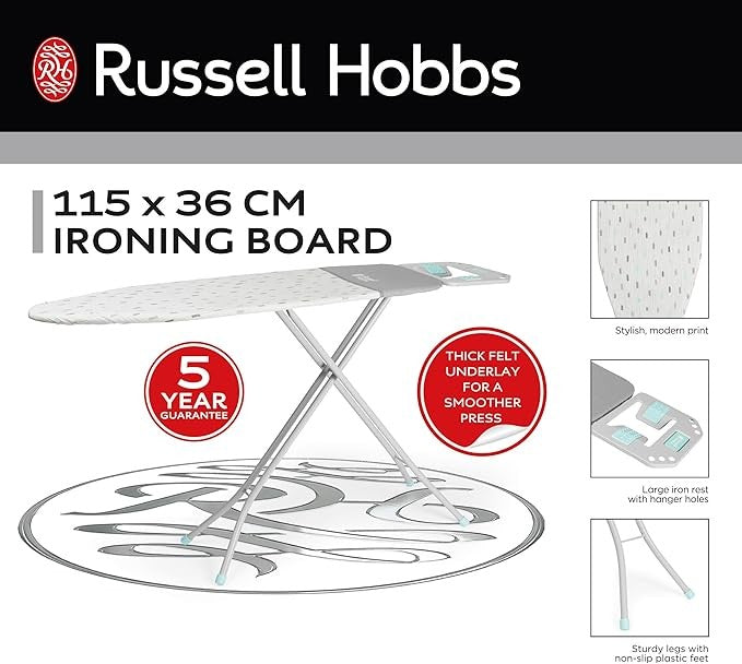 Collapsible Ironing Board Adjustable Height Foldable Non Slip Iron Rest