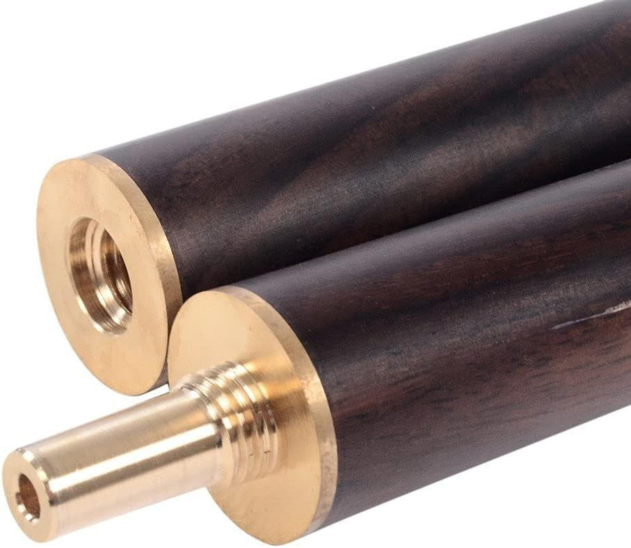 57in 3/4 Joint Snooker Pool Cue Rosewood Splice 9.5mm Tip Set