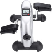 Compact Hand Foot Pedal Trainer Foldable LCD Seated Fitness