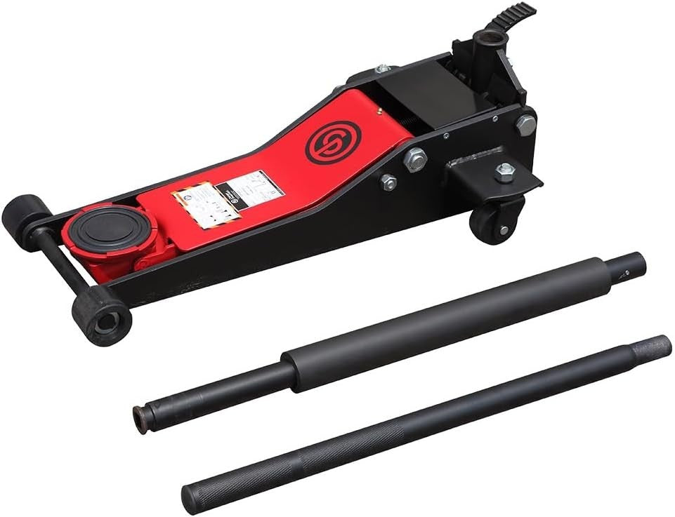 2 Ton Low Profile Trolley Jack 75–505mm Double Pump Fast Lift Heavy Duty Steel