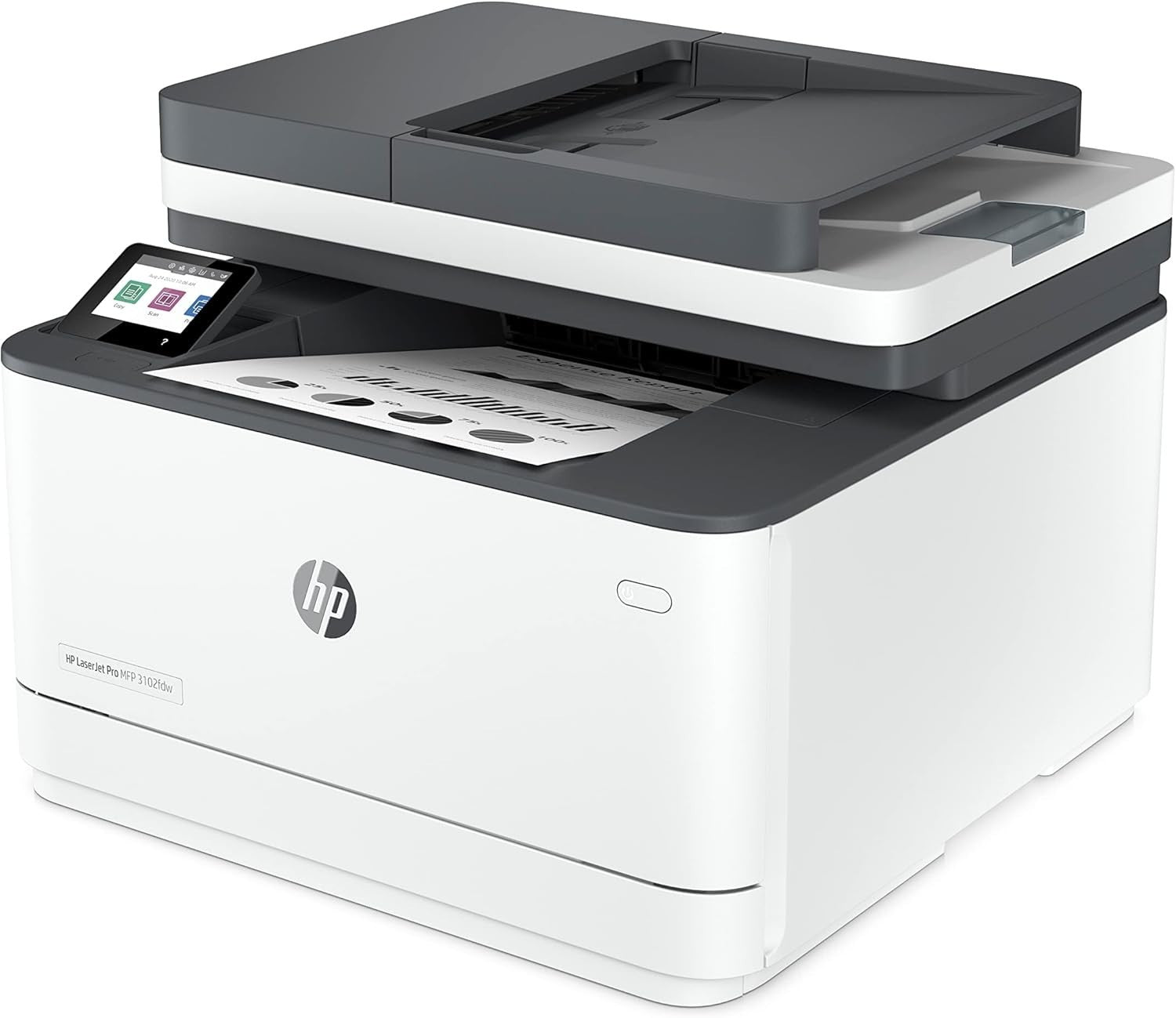White Mono Laser All-in-One MFP 3102fdw Wireless 35ppm Duplex A4