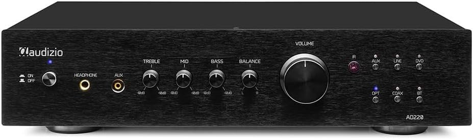 Bluetooth WiFi Bookshelf Stereo System DAB+ HiFi Internet Radio Optical Input