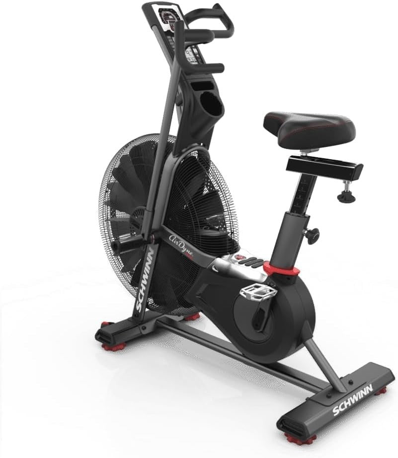 Airdyne Air Bike Unlimited Resistance HIIT Trainer with LCD Watt Console