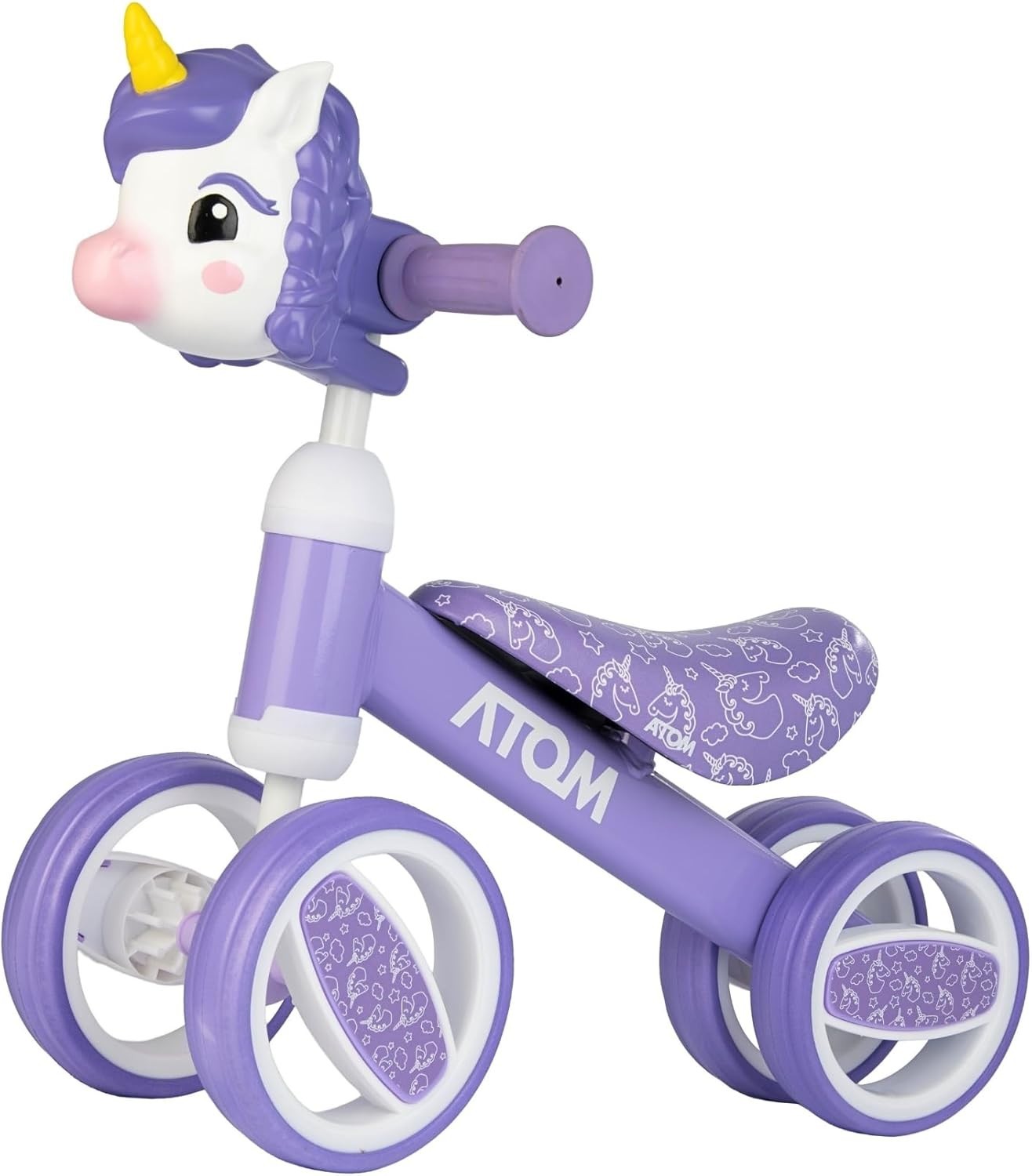 Toddler Balance Bike First Training Ride On 6in Wheels Age 1+ Purple