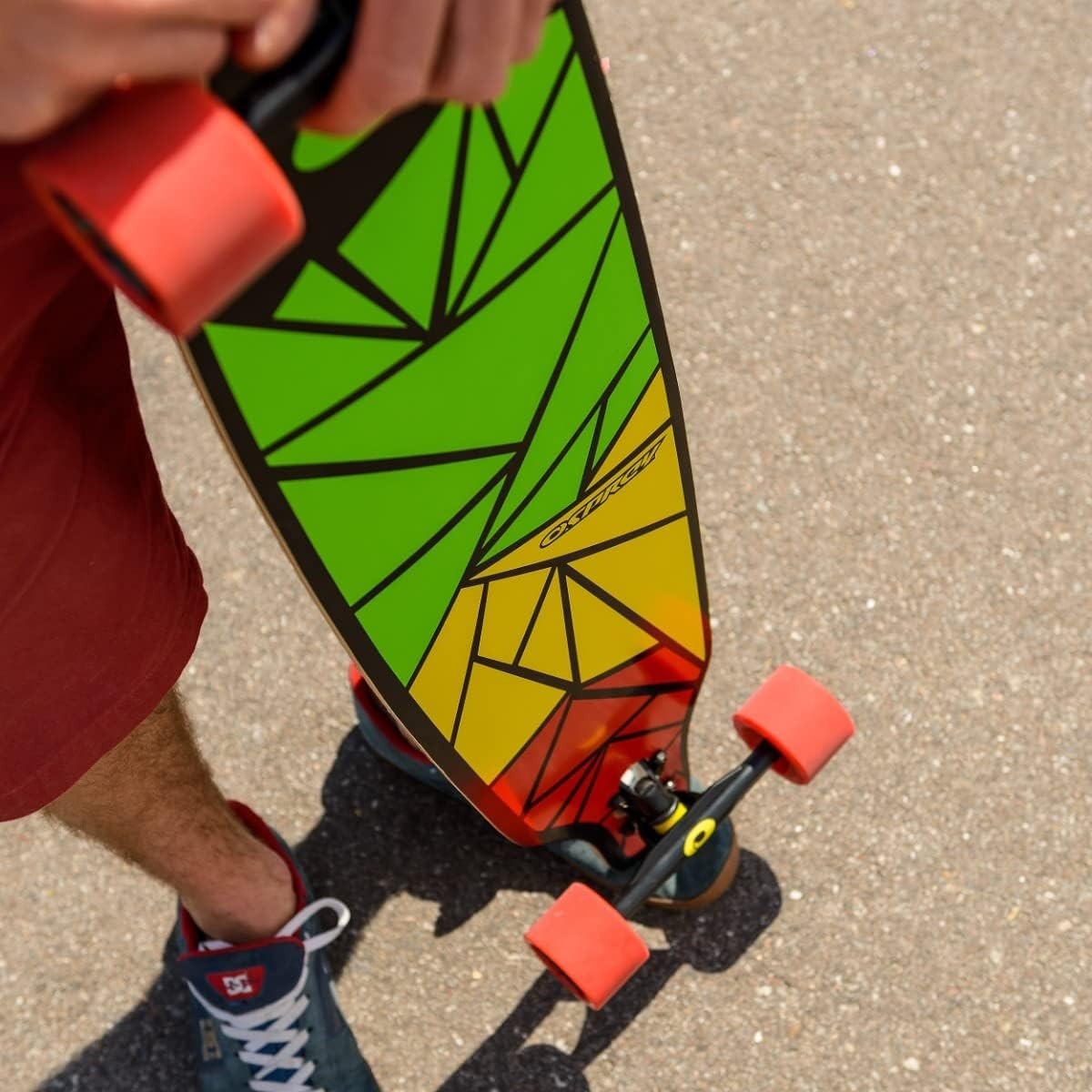 39" Twin Tip Drop-Through Longboard Canadian Maple Deck Complete Skateboard