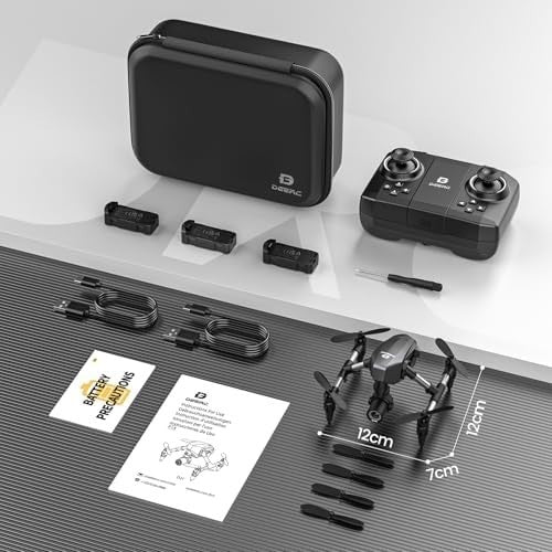 Mini 1080P HD Camera Drone with 3 Batteries, Optical Flow & 3D Flip