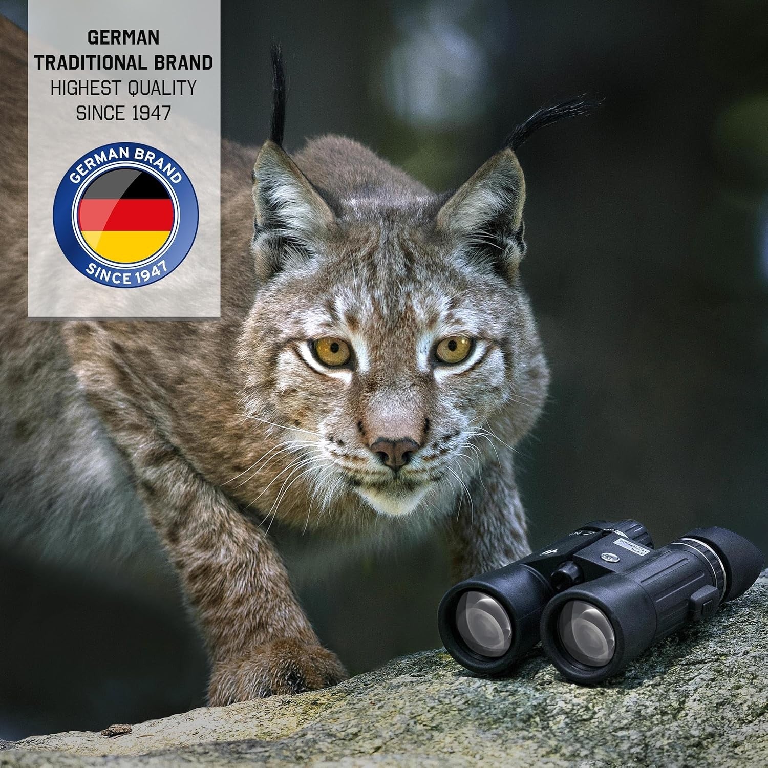 10.5x28 Wildlife Binoculars – HD Long-Range Optics, Lightweight, Waterproof