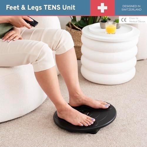 Smart Foot & Leg Massager with EMS & TENS for Pain Relief & Circulation