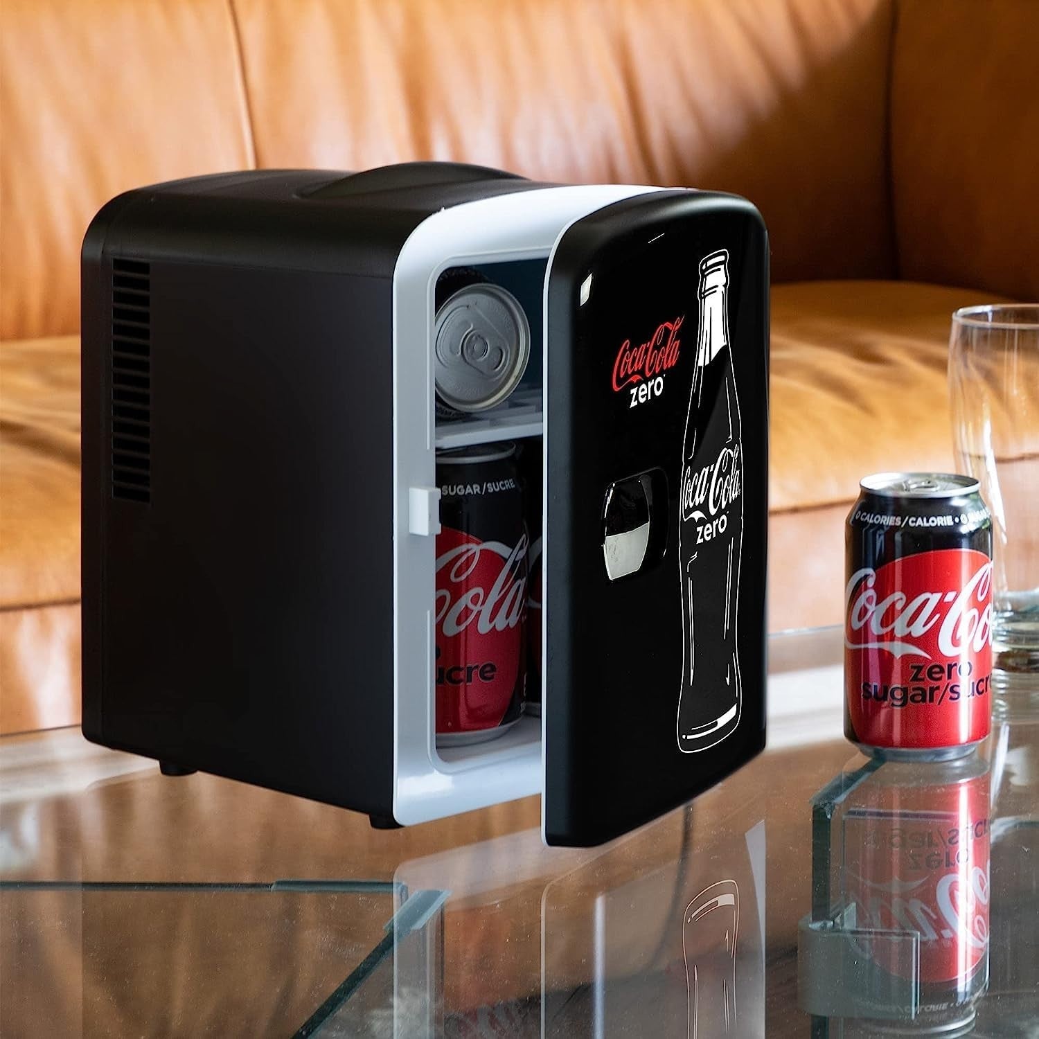 Portable Mini Fridge 4L AC/DC Cooler Warmer Bedroom Car Desk