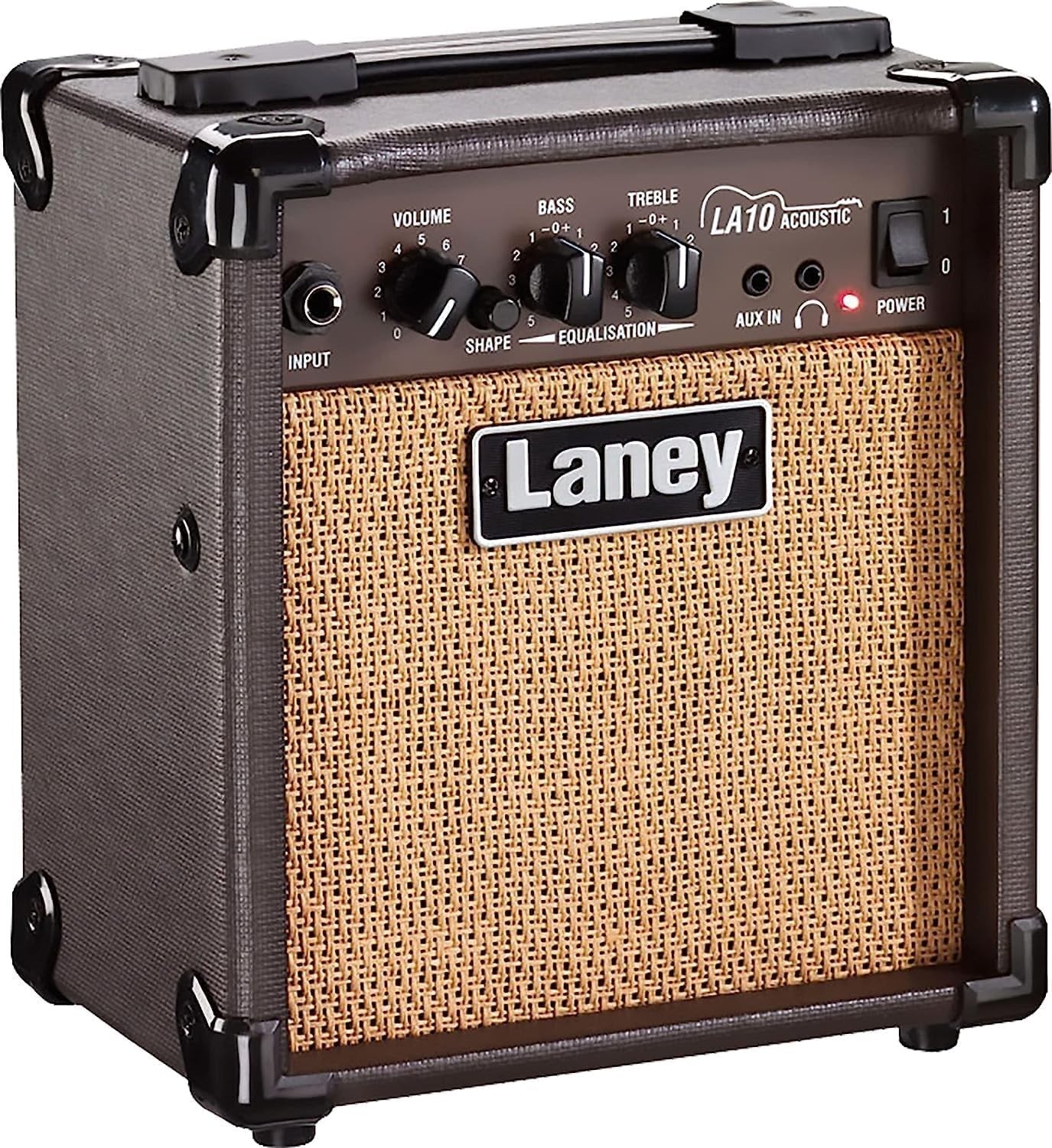LA10 10W Acoustic Guitar Amp Compact Speaker AUX Input Headphone Shape EQ