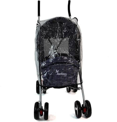 Pet Travel Stroller Dog Cat Pushchair Waterproof Cover Foldable 4 Wheel Blue