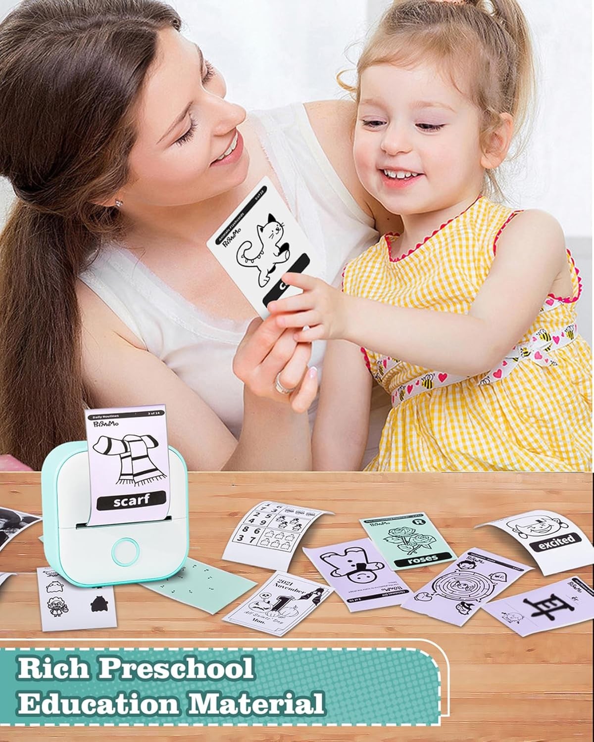 Mini Thermal Sticker Printer – Portable Bluetooth Photo Printer